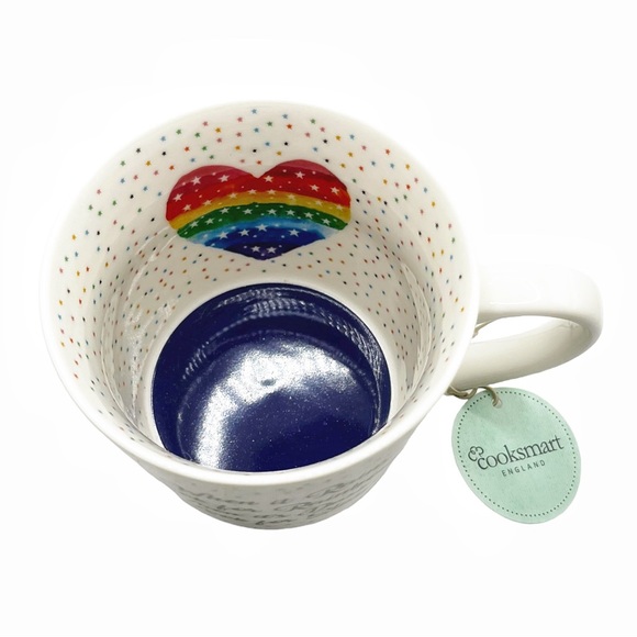 🆕 Cooksmart When it Rains… Rainbow 🌈 Mug - Picture 2 of 7